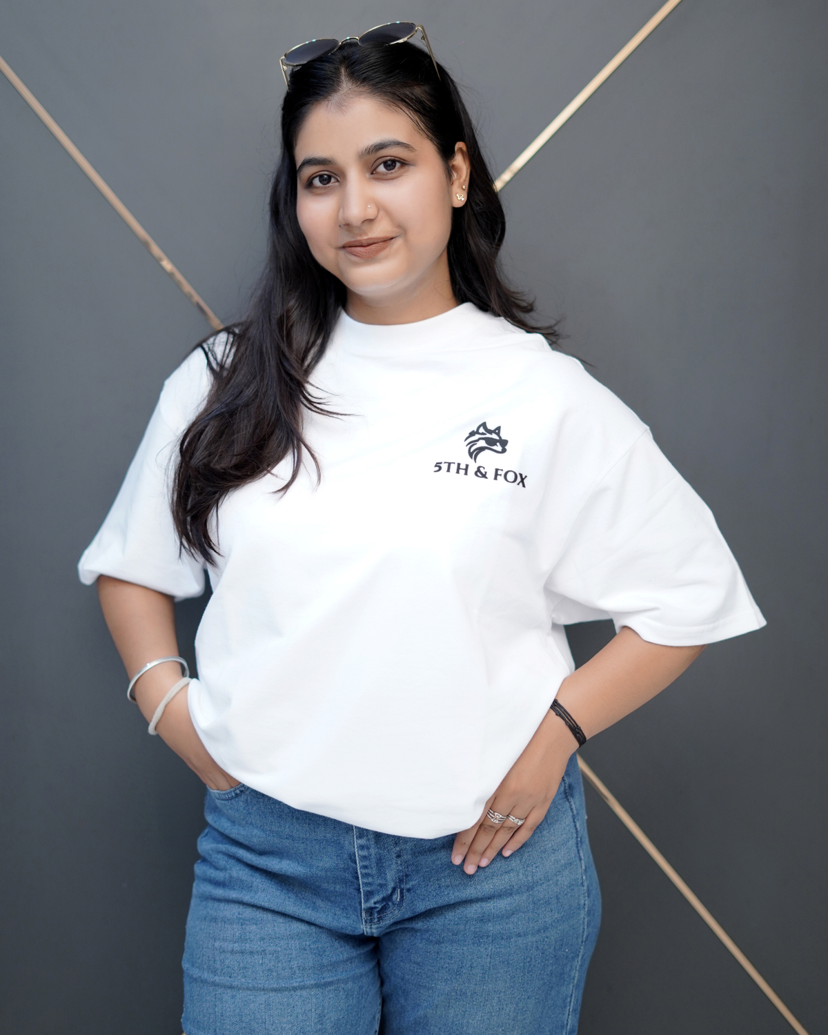 Stay Foxy Oversized Boxy Fit T-Shirt