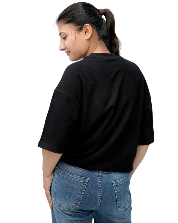 Stay Foxy Oversized Boxy Fit T-Shirt