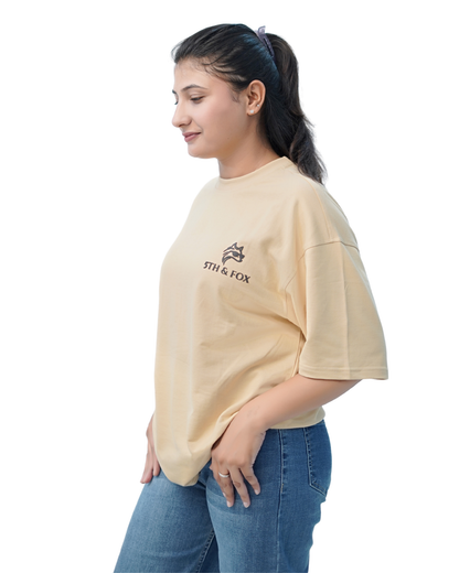 Stay Foxy Oversized Boxy Fit T-Shirt