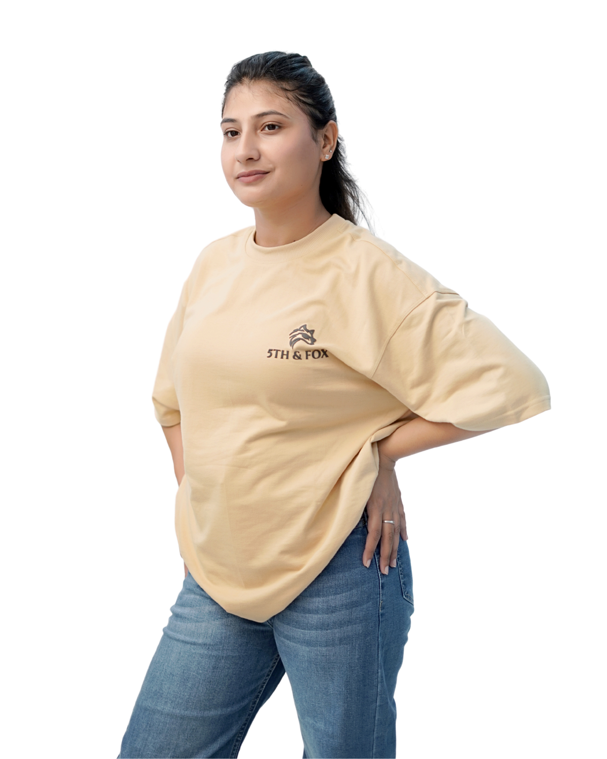 Stay Foxy Oversized Boxy Fit T-Shirt