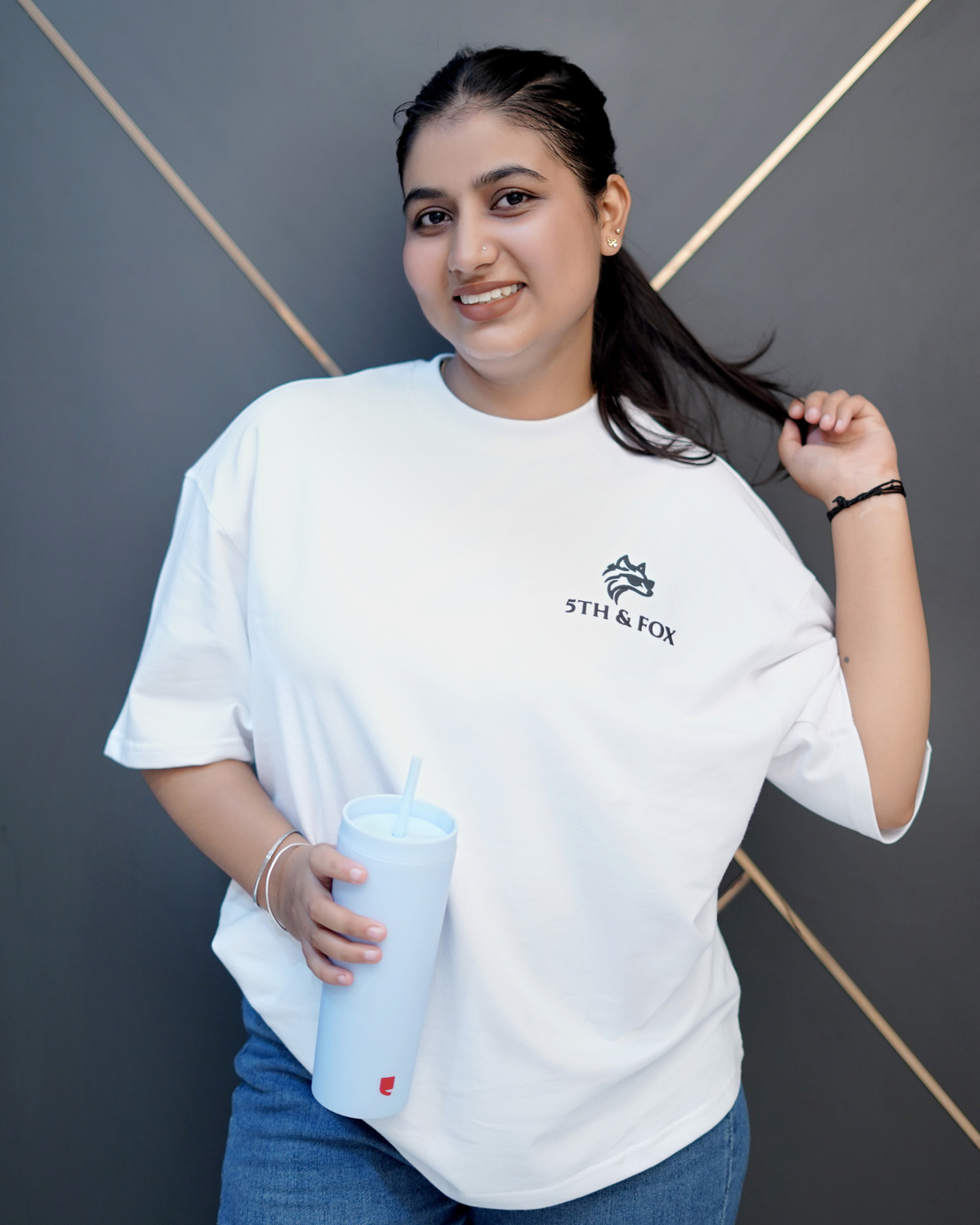 Stay Foxy Oversized Boxy Fit T-Shirt